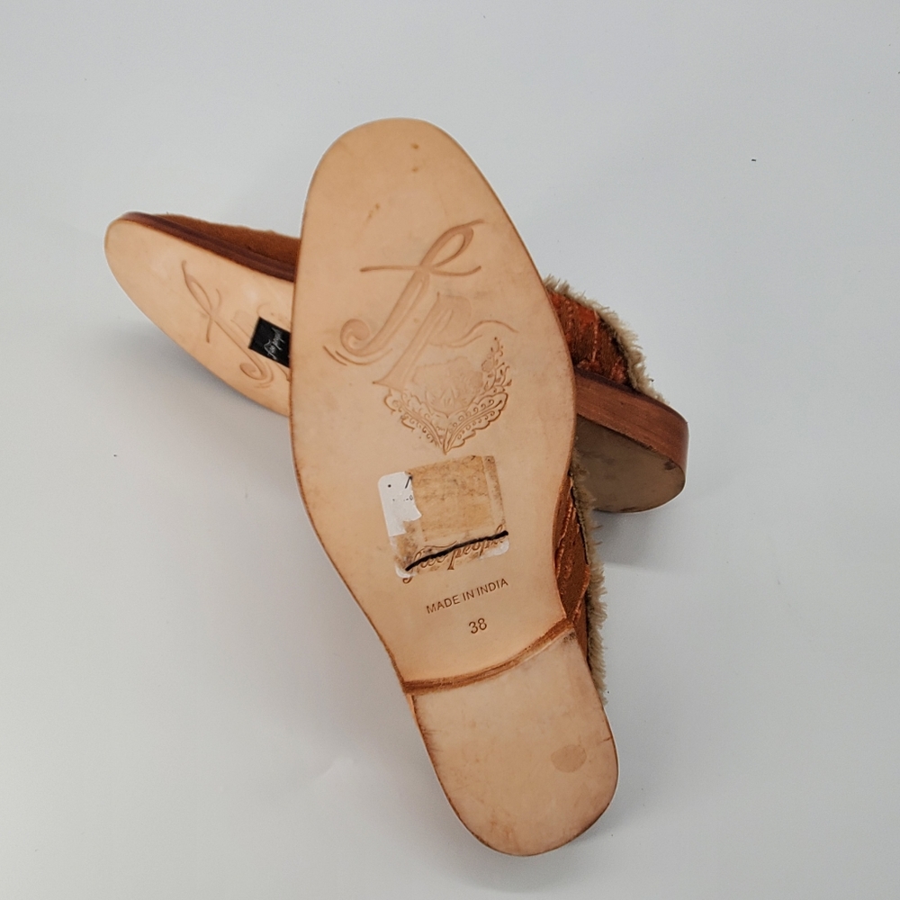 Free people butterfly faux fur lined mules - Picture 4 of 4